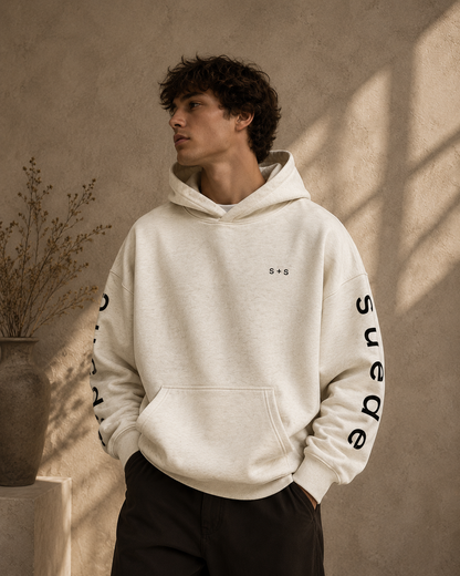 hoodie - white