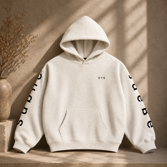 hoodie - white